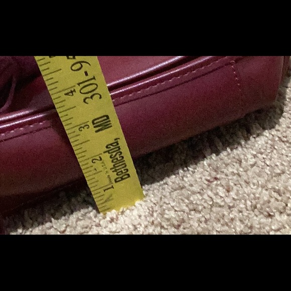 Colab NWOT Burgundy Leather shoulder Bag - see description - Picture 9 of 12